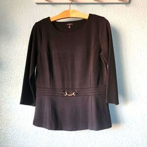 Talbots elegant contemporary minimalist blouse new no tag